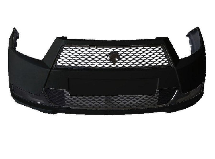 مجموعه سپر جلو دنا مشکی | سروصنعت