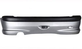 مجموعه سپر عقب پژو 206 SD نقرهای متالیک | مهرخواه